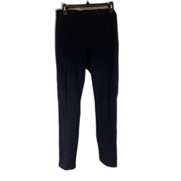 Women's Black Calvin Klein Pull on Flat Front Dress Pants - Picture 1 of 6